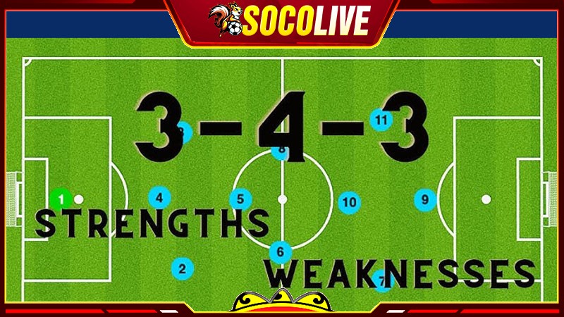 Những điểm mạnh và điểm yếu của sơ đồ bóng đá 3-4-3